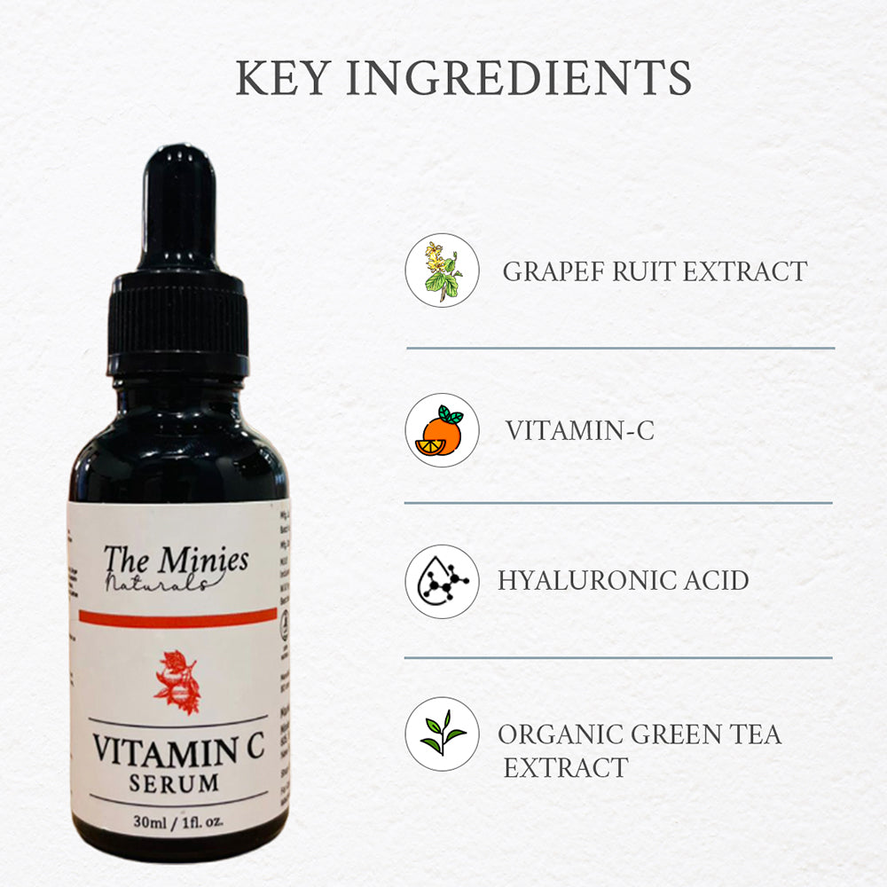 The Minies Naturals Vitamin C Serum For Face - (30ml)