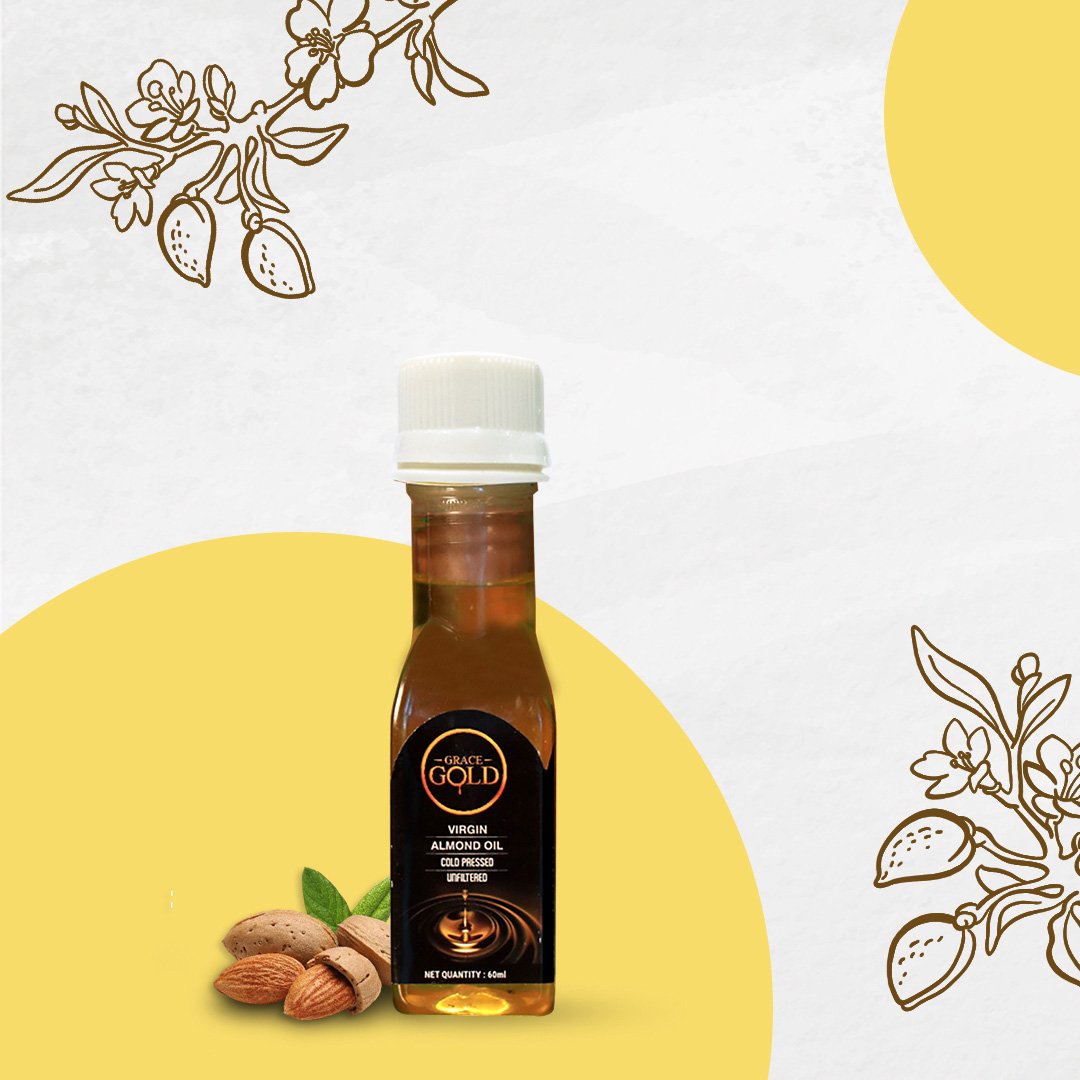 Grace Gold’s Virgin Cold Pressed Almond Oil 60ml