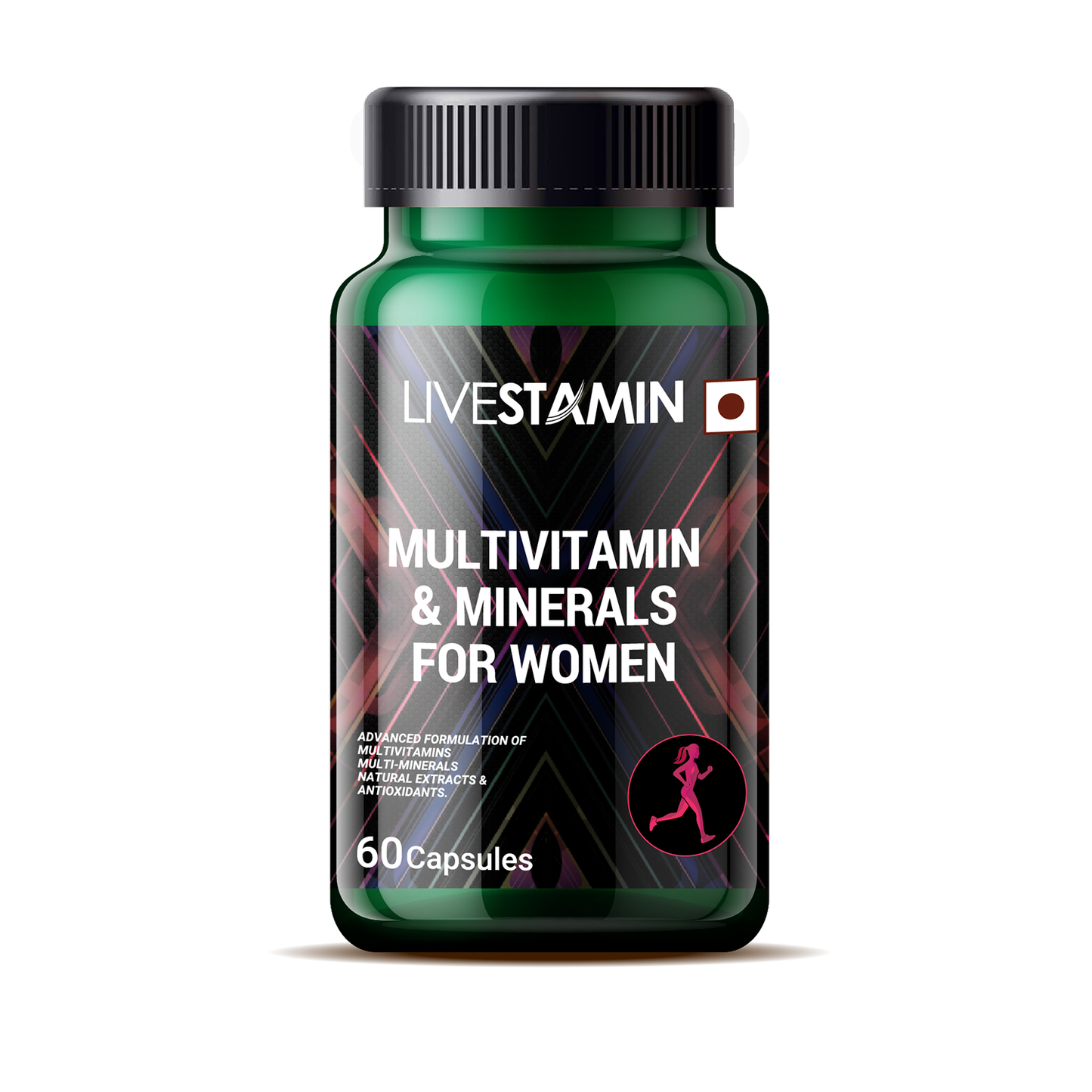 Livestamin Multivitamin And Mineral Supplement for Women - 60 Capsules