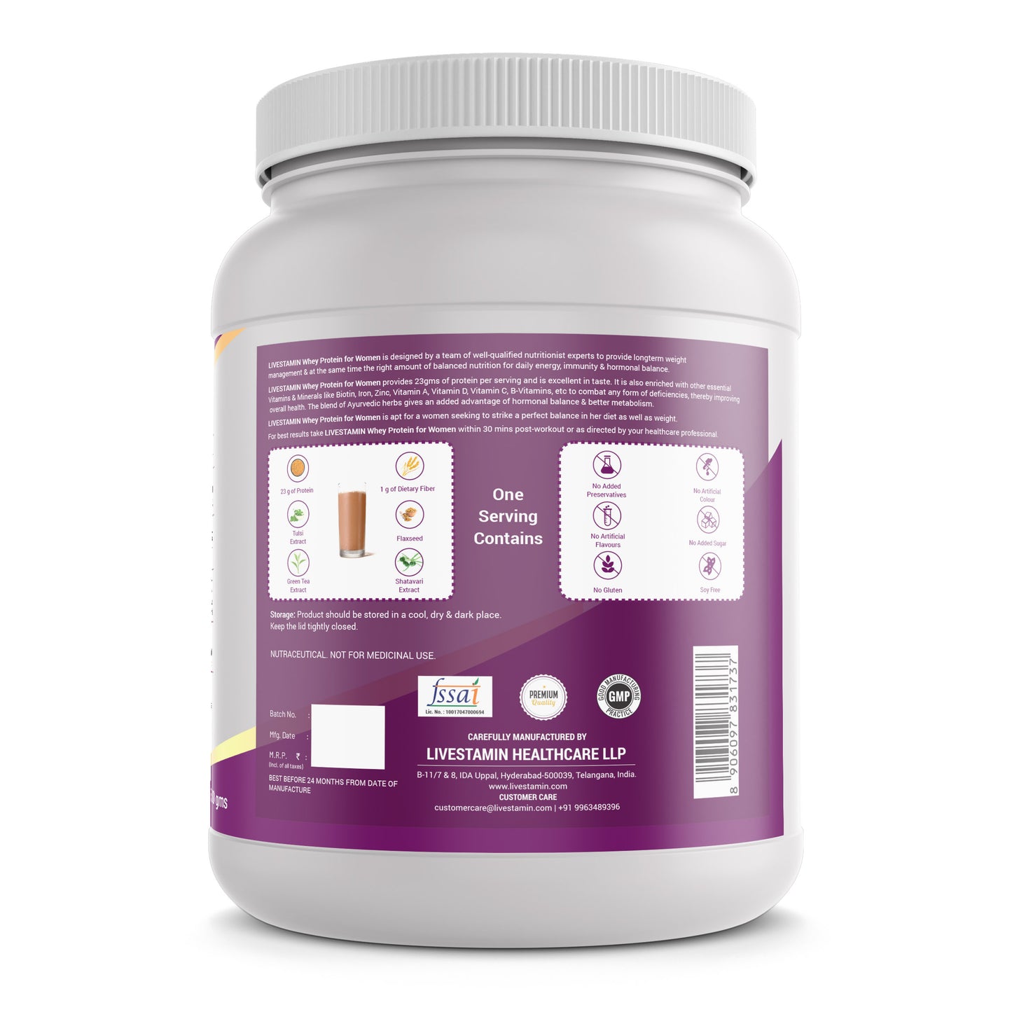 Livestamin Whey Protein For Women 500 Grams