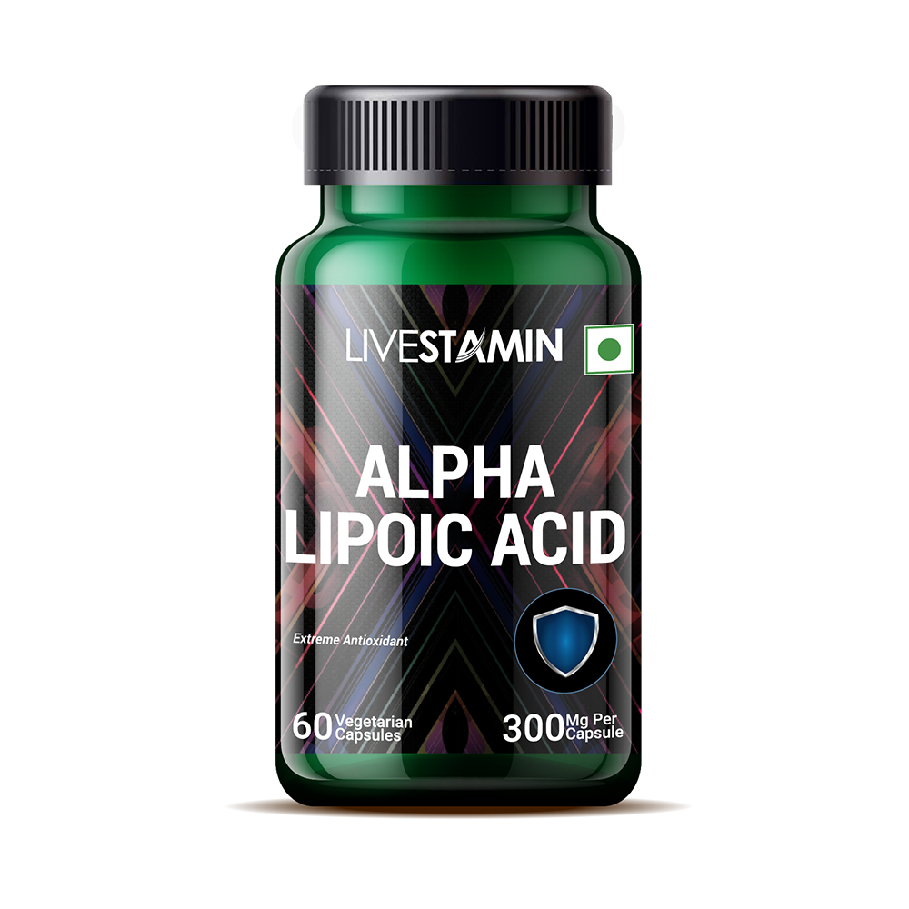 Livestamin Alpha Lipoic acid 300 mg - 60 Vegetarian Capsules