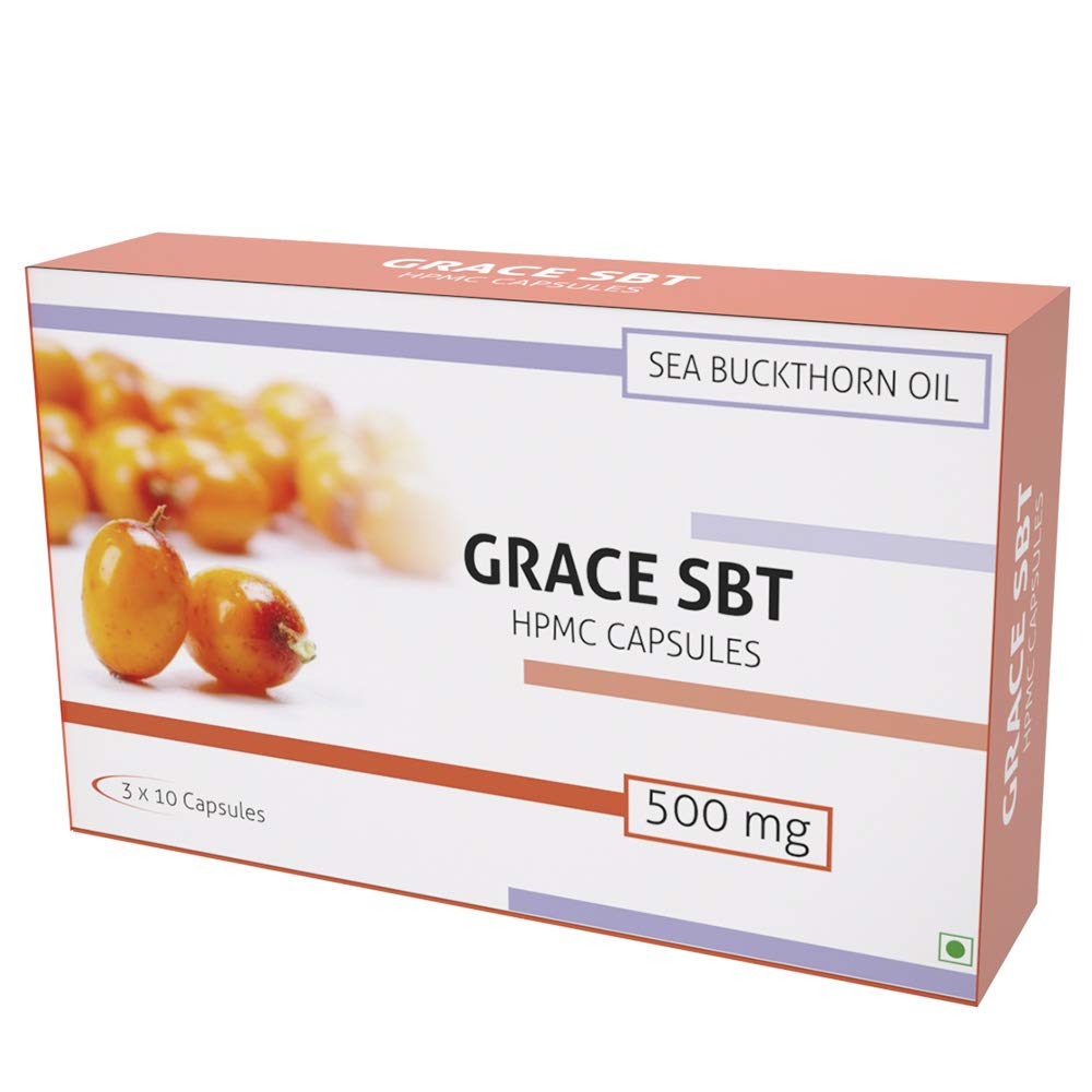 Grace SBT - Sea Buckthorn Oil 500mg 30 Capsules