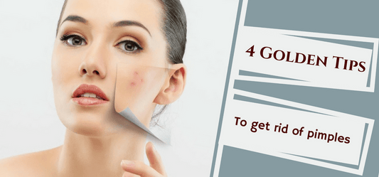 4 Golden tips for women to get rid of pimples