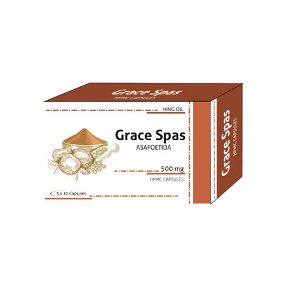 Grace Spas  - Hing Oil 15mg 30 Veg Capsules