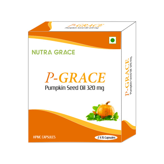 P - Grace   Pumpkin Seed Oil 320 mg 30 Veg Capsules