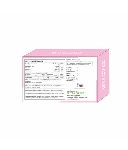ASTAGRACE 500 MG HPMC CAPSULES
