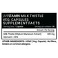 Livestamin Milk Thistle (80% Silymarin) 400mg, 60 Vegetarian Capsules