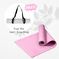 The Minies Naturals Anti Slip Yoga Mat with Carry Strap 8MM