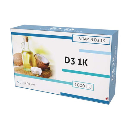 D31K : Vitamin D3 1000 I.U 30 Capsules