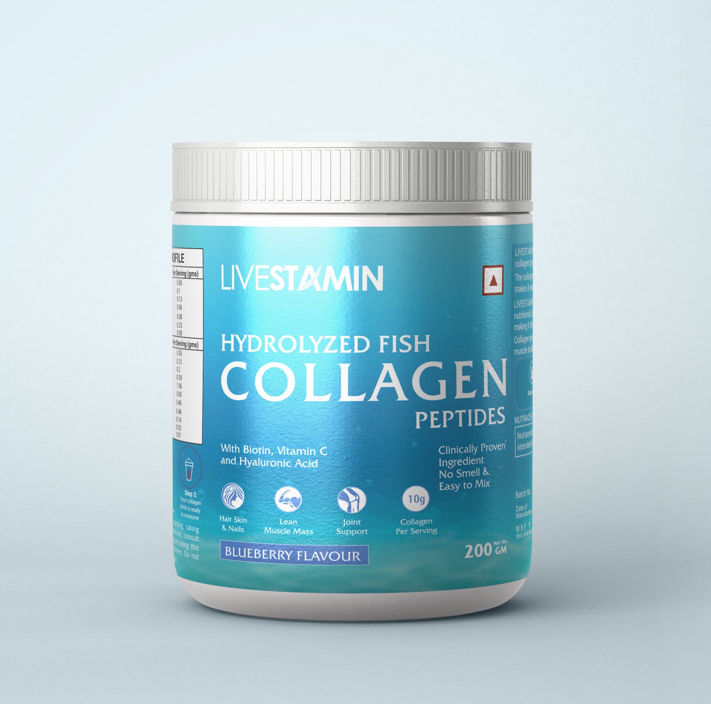 Livestamin Hydrolyzed Fish Collagen 200 Grams