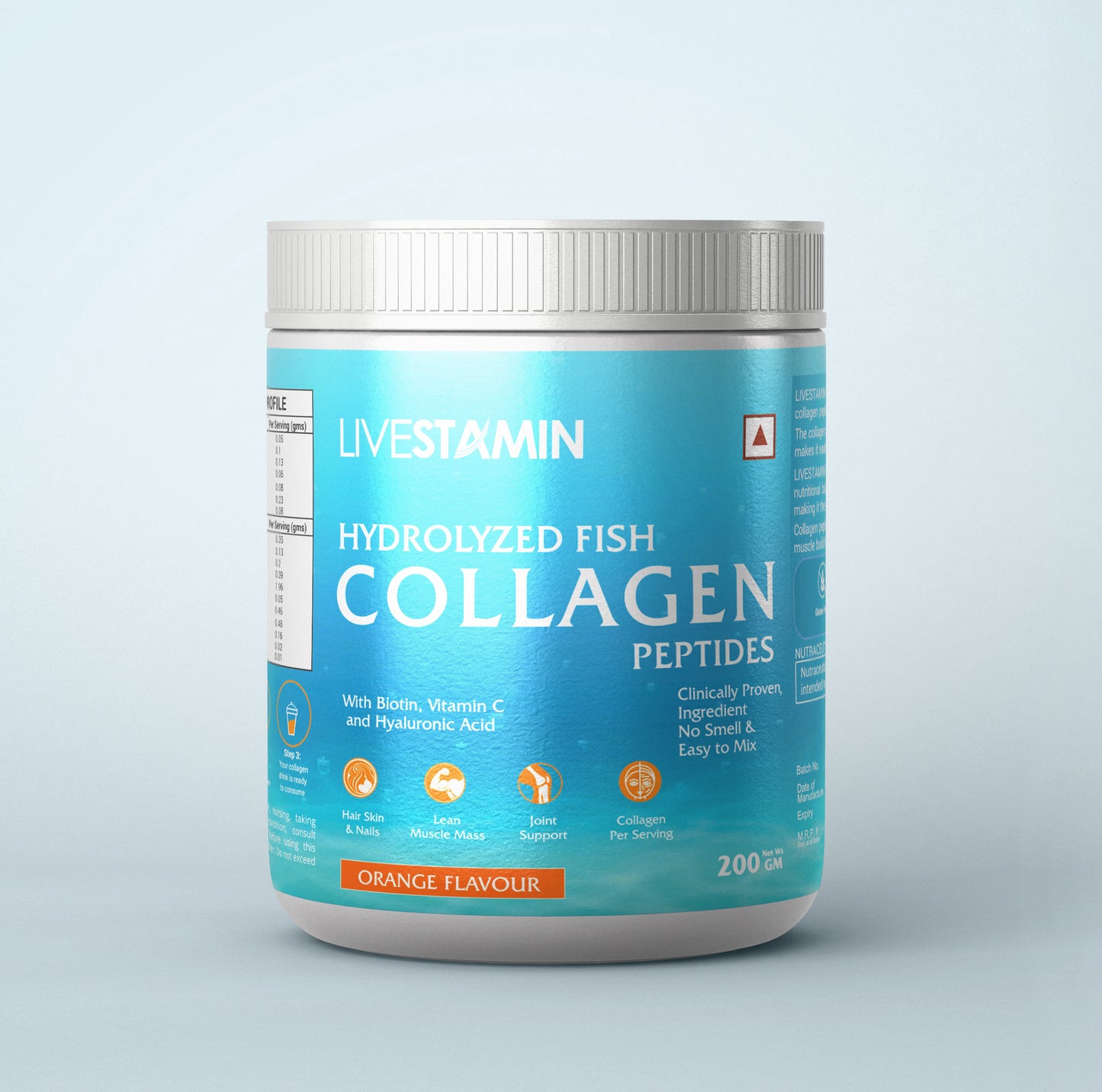 Livestamin Hydrolyzed Fish Collagen 200 Grams