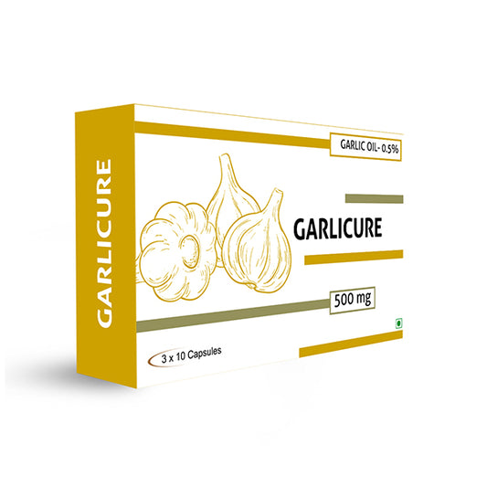 Garlicure - Garlic Oil 500mg 30 Veg Capsules