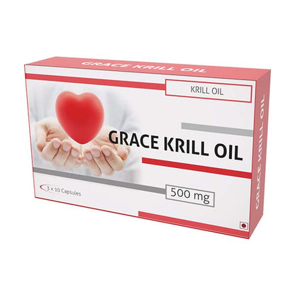 Grace Krill Oil - Krill Oil 500mg 30 Capsules