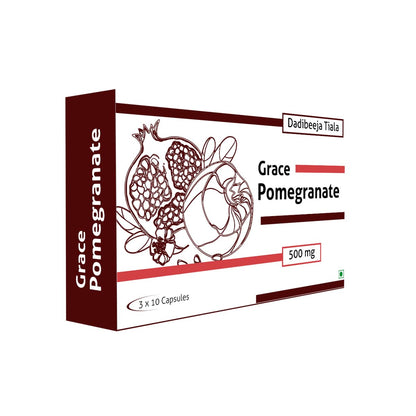 Grace Pomegranate - Pomegranate Oil 500mg 30 Veg Capsules