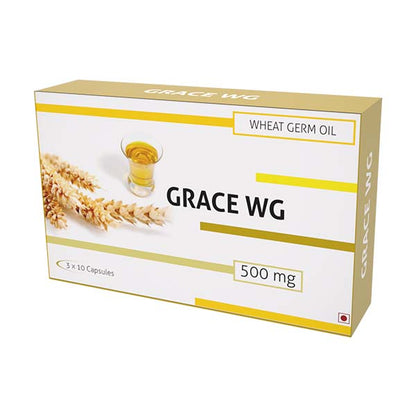 Grace WG - Wheat Germ Oil 500mg 30 Veg Capsules