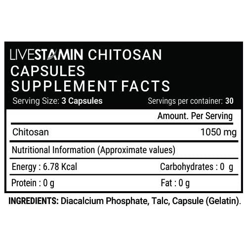 Livestamin Chitosan Supplement 90 Capsules