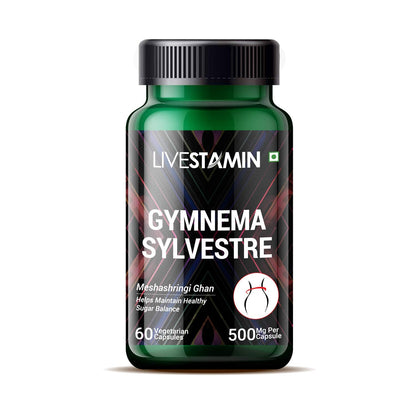 Livestamin Gymnema Sylvestre Supplement 500 mg - 60 Vegetarian Capsules