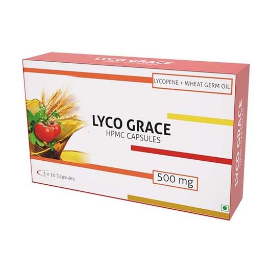 Lycograce - Lycopene + Wheat Germ Oil 30 Veg Capsules