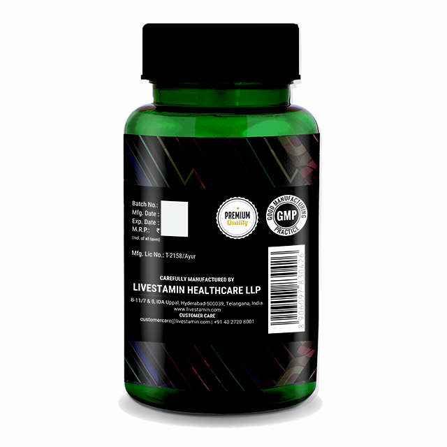Livestamin Garcinia Cambogia Extract Supplement, 1200 mg per serving (60 Veg. Capsules)