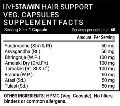 Livestamin Hair Support Capsules