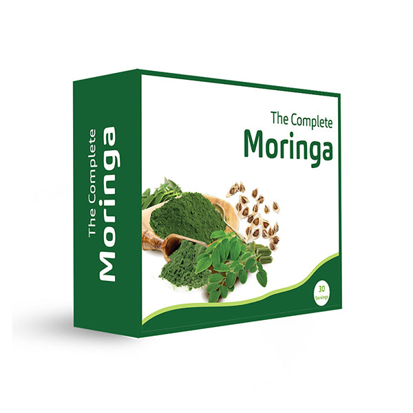 The Complete Moringa - Moringa Seed Oil 500mg 30 Veg Capsules + Moringa Leaf Extract 500mg 30 Veg Capsules